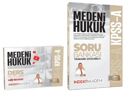 İndeks Akademi 2027 KPSS A Grubu Medeni Hukuk Video Ders Notları ve So