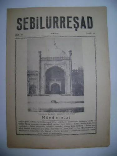 Sebilürreşad Sayı : 316 Cilt : 13 Ocak 1961 Baskı