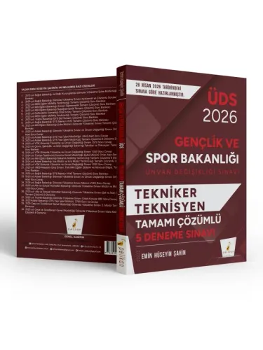 Pelikan Yayınları 2026 ÜDS Gençlik ve Spor Bakanlığı - Tekniker ve Tek Pelikan Yayınları 2026 ÜDS Gençlik ve Spor Bakanlığı - Tekniker ve Tek