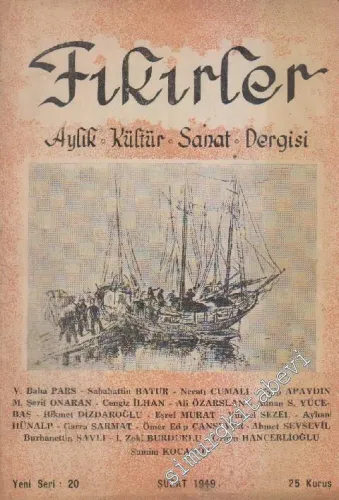 Fikirler Aylık Kültür ve Sanat Dergisi - Yeni Seri 20      Şubat