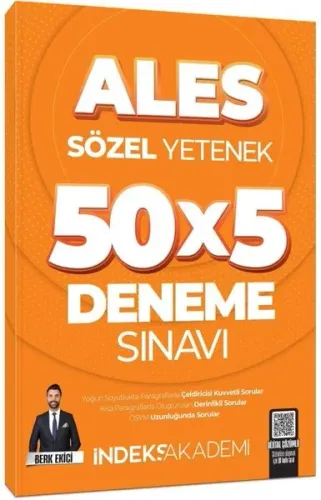 İndeks Akademi 2025 ALES Sözel Yetenek 5 Deneme Sınavı Çözümlü