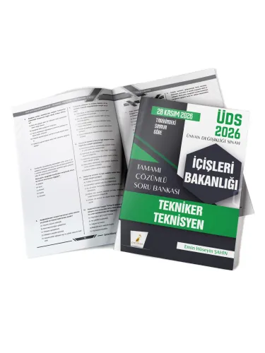 ÜDS 2026 İçişleri Bakanlığı Tekniker ve Teknisyen Tamamı Çözümlü Soru ÜDS 2026 İçişleri Bakanlığı Tekniker ve Teknisyen Tamamı Çözümlü Soru