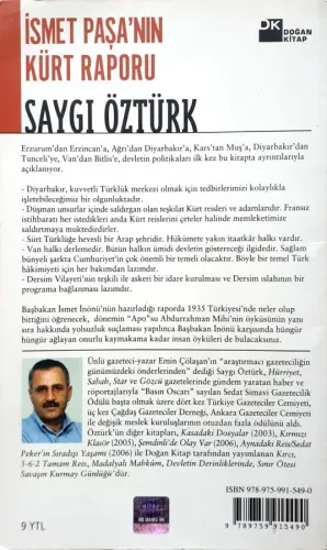 İsmet Paşa'nın Kürt Raporu Saygı Öztürk Doğan Kitap