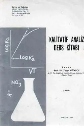 Kalitatif Analiz Ders Kitabı