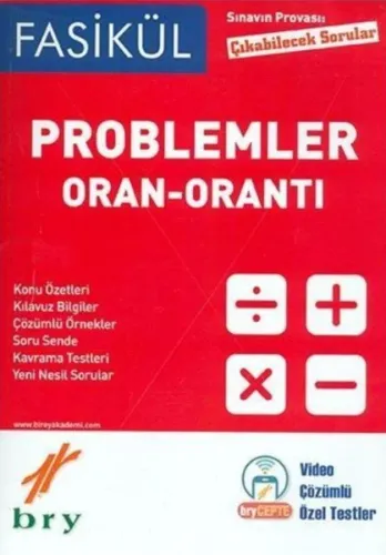 Birey Yayınları Problemler Oran Orantı Fasikül