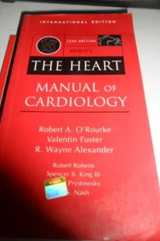 The Heart Manual Of Cardiology