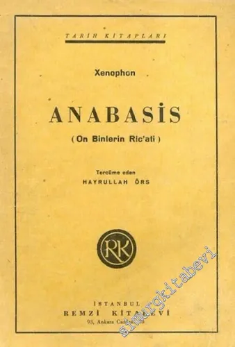 Anabasis (Onbinlerin Ricati) -        1939