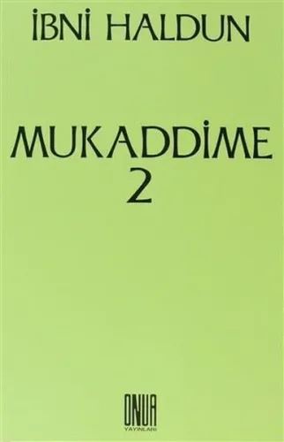 Mukaddime Cilt: 2