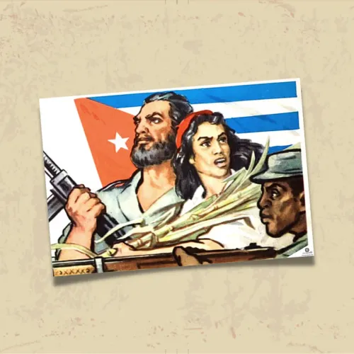 POSTER 0083 - KÜBA DEVRİMİ - KUŞE KAĞIT (33X48)