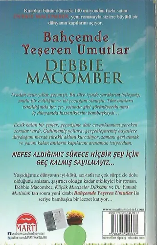 Bahçemde Yeşeren Umutlar Debbie Macomber Martı Yayınevi %28 indirimli