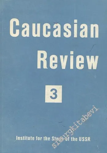 Caucasian Review 3 - Sayı:3, Yıl: 1956       1956