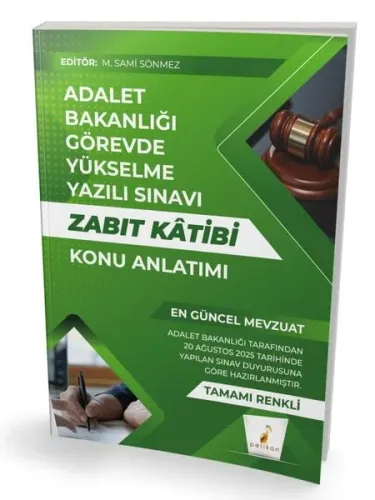 GYS Adalet Bakanlığı Görevde Yükselme Yazılı Sınavı Zabıt Katibi Konu Anlatımı