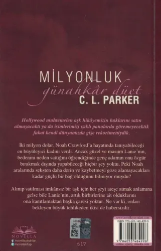 Milyonluk Günahkar Düet C. L. Parker Novella %63 indirimli