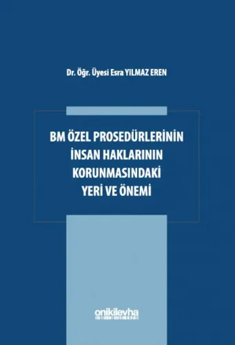 BM Özel Prosedürlerinin İnsan Hakları Korumasındaki Yeri ve Önemi