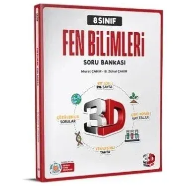 3D 8. SINIF SORU BANKASI FEN BİLİMLERİ (24-25)