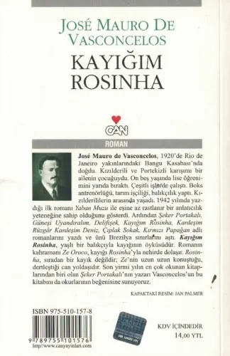 Kayığım Rosinha Jose Mauro De Vasconcelos Can Yayınları %43 indirimli