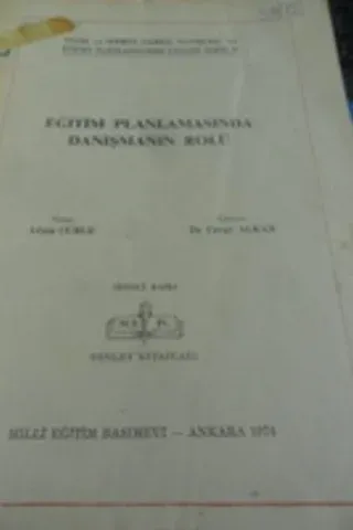 Eğitim Planlamasında Danışmanın Rolü