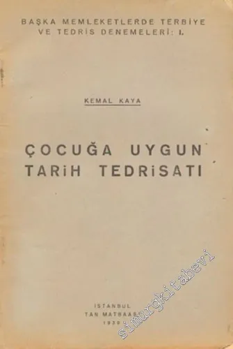 Çocuğa Uygun Tarih Tedrisatı -        1939