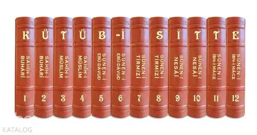 Kütüb-i Sitte - 6 Hadis Kitabının Tercümesi (12 Kitap Takım Termo Deri Lüx Cilt)