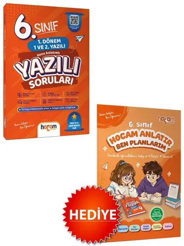 Hocam Anlatır 6. Sınıf Konu Anlatımlı Yazılı Soruları Tamamı Video Çöz