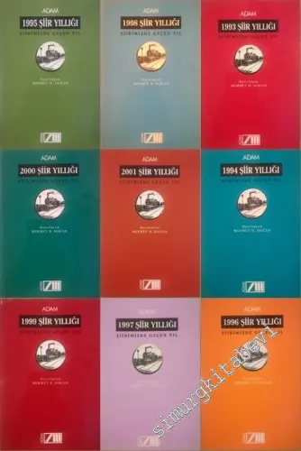 Adam Şiir Yıllığı : Şiirimizde Geçen Yıl 1993-2001 - 9 KİTAP -        1993