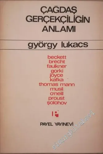 Çağdaş Gerçekçiliğin Anlamı -        1969