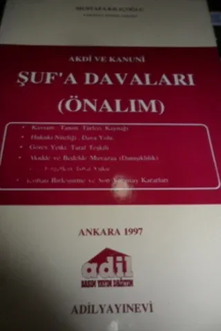 Şuf'a Davaları