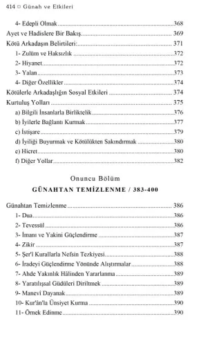 Ana Hatlarıyla Günah ve Etkileri (Ciltli) Dr. Rıza Ramazani