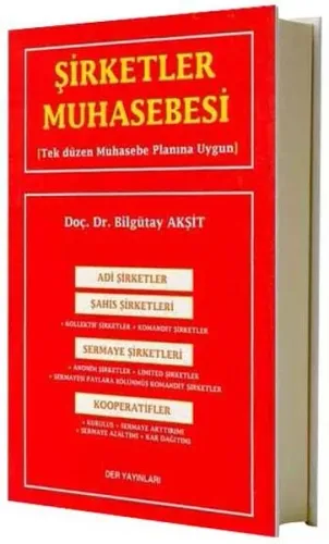Şirketler Muhasebesi Tekdüzen Hesap Planına Uygun