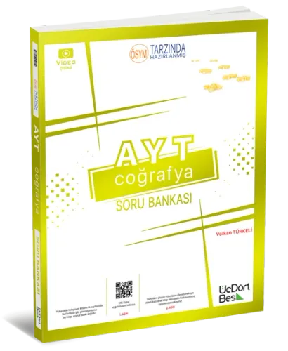 Üçdörtbeş AYT Coğrafya Soru Bankası 2023