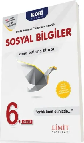 Limit Yayınları 6. Sınıf Sosyal Bilgiler Konu Bitirme Kitabı
