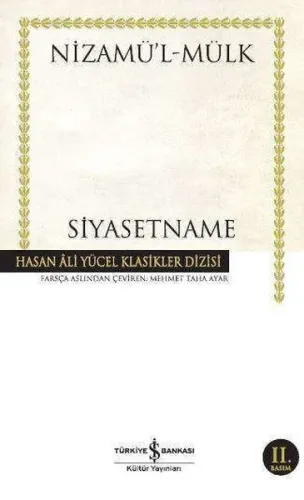 Siyasetname (Ciltli) Nizamülmülk