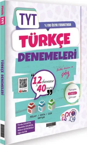Profesyoneller Karması TYT Türkçe 12 x 40 Deneme
