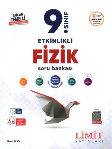 Limit 9. Sınıf Fizik Etkinlikli Maarif Soru Bankası