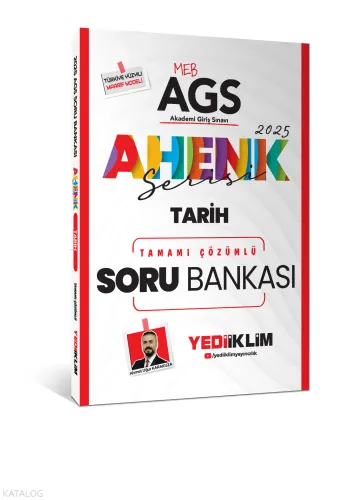 Yediiklim Yayınları 2025 MEB AGS Ahenk Serisi Tarih Tamamı Çözümlü Soru Bankası