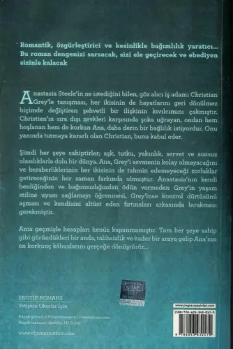 Özgürlüğün Elli Tonu E L James Pegasus Yayıncılık %46 indirimli