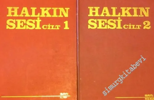 Halkın Sesi Haftalık Dergi, Sayın 1 - 151, Yıl: 15 Nisan 1975 - 07 Mart 1978  ( 3 Orijinal Cildinde) -