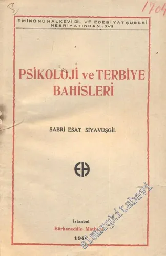 Psikoloji ve Terbiye Bahisleri -