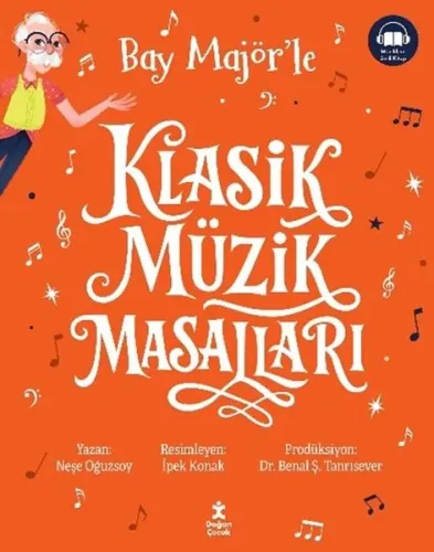 Klasik Müzik Masalları Tek Cilt Özel Baskı - Turuncu Kapak - 7 Kitap Bir Arada (Ciltli)