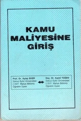 Kamu Maliyesine Giriş