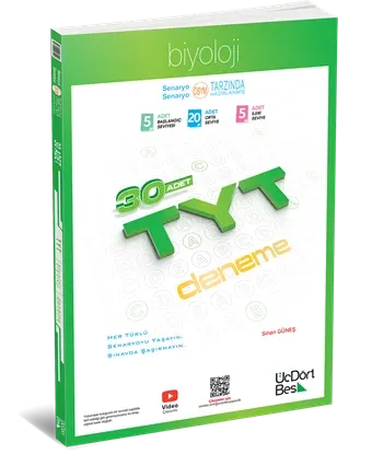 345 - TYT BİYOLOJİ 30 DENEME - GÜNCEL BASKI