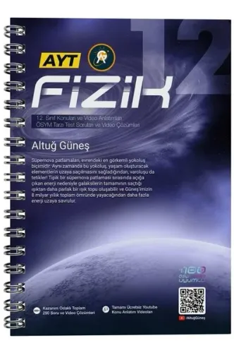 Altuğ Güneş Yayınları TYT Fizik Deneme | Altuğ Güneş | Altuğ Güneş Yay