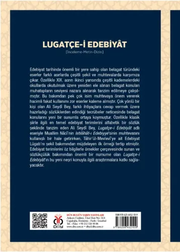 Lugatçe-i Edebiyât Ali Seydî Bey Lugatçe-i Edebiyât Ali Seydî Bey