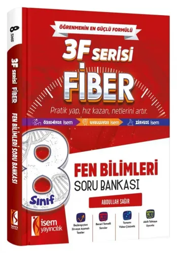 İSEM YAY. 8.SINIF FİBER FEN BİLİMLERİ SORU BANKASI