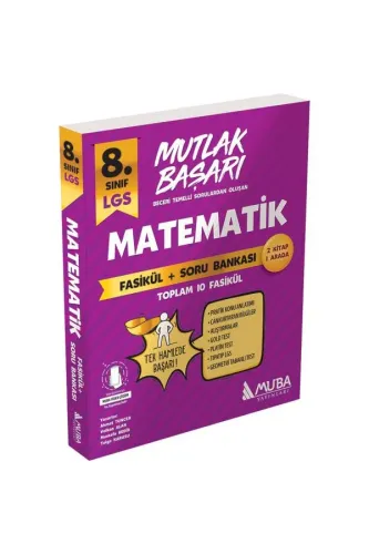 MUBA 8.SINIF MUTLAK BAŞARI MATEMATİK FASİKÜL + SORU BANKASI