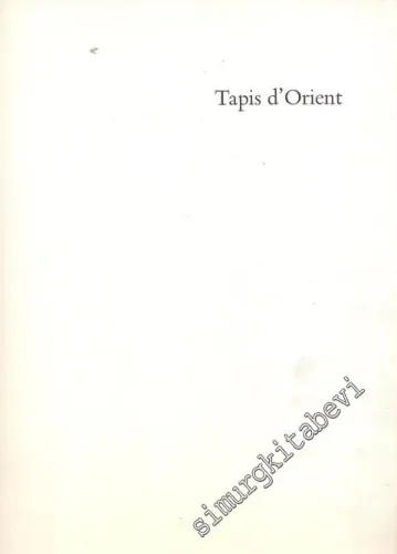 Tapis d'Orient -