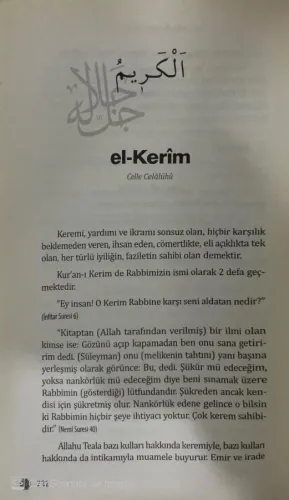 Yoldaki 99 Anahtar Esmaül Hüsna