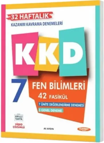 Kurmay ELT 7. Sınıf Fen Bilimleri Haftalık Kazanım Kavrama Denemeleri