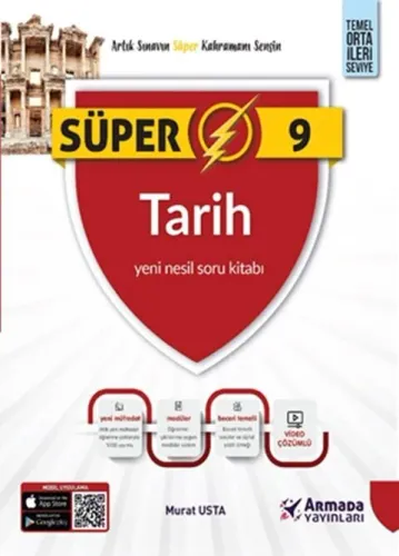 Armada Yayınları 9. Sınıf Tarih Süper Yeni Nesil Soru Kitabı