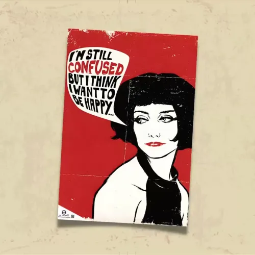POSTER 0169 - FEMİNİST AFİŞ - I'M STILL CONFUSED - KUŞE KAĞIT (33X48)